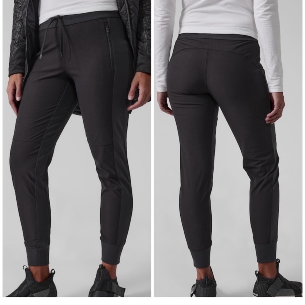 NWT Athleta TALL Headlands Hybrid Trek Jogger Black 6